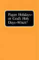 God’s Holy Days