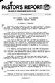 Pastor’s Report – July 10, 1978