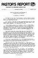 Pastor’s Report – August 14, 1978