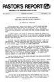 Pastor’s Report – September 11, 1978
