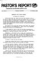 Pastor’s Report – September 21, 1978