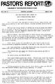 Pastor’s Report – April 23, 1979