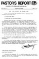 Pastor’s Report – May 14, 1979