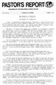 Pastor’s Report – June 25, 1979