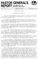 Pastor General’s Report – September 18, 1979