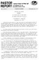Pastor General’s Report – September 28, 1979