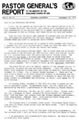 Pastor General’s Report – November 14, 1979