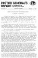 Pastor General’s Report – January 31, 1980