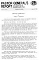 Pastor General’s Report – June 6, 1980