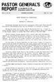 Pastor General’s Report – June 13, 1980