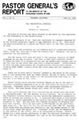 Pastor General’s Report – June 20, 1980