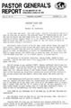 Pastor General’s Report – October 10, 1980